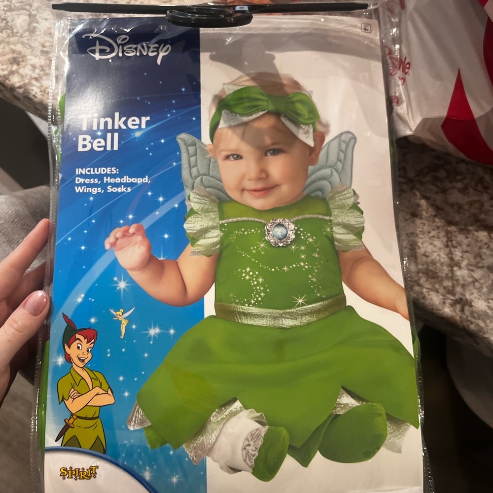 Disney Green Tinker Bell Infant Outfit